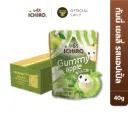 [ยกลัง 72 ซอง]  อิจิโร่ กัมมี่ ขนม เยลลี่ รสแอปเปิ้ล 40 กรัม Gummy Jelly Fruit Juice Apple