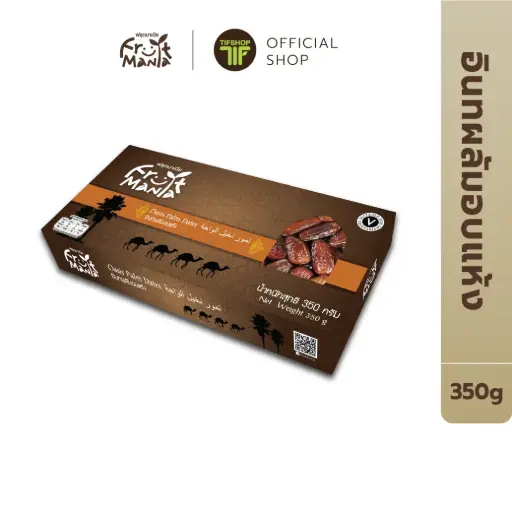 [8858768831709] FruitMania ฟรุ๊ตมาเนีย อินทผลัมอบแห้ง 350 กรัม